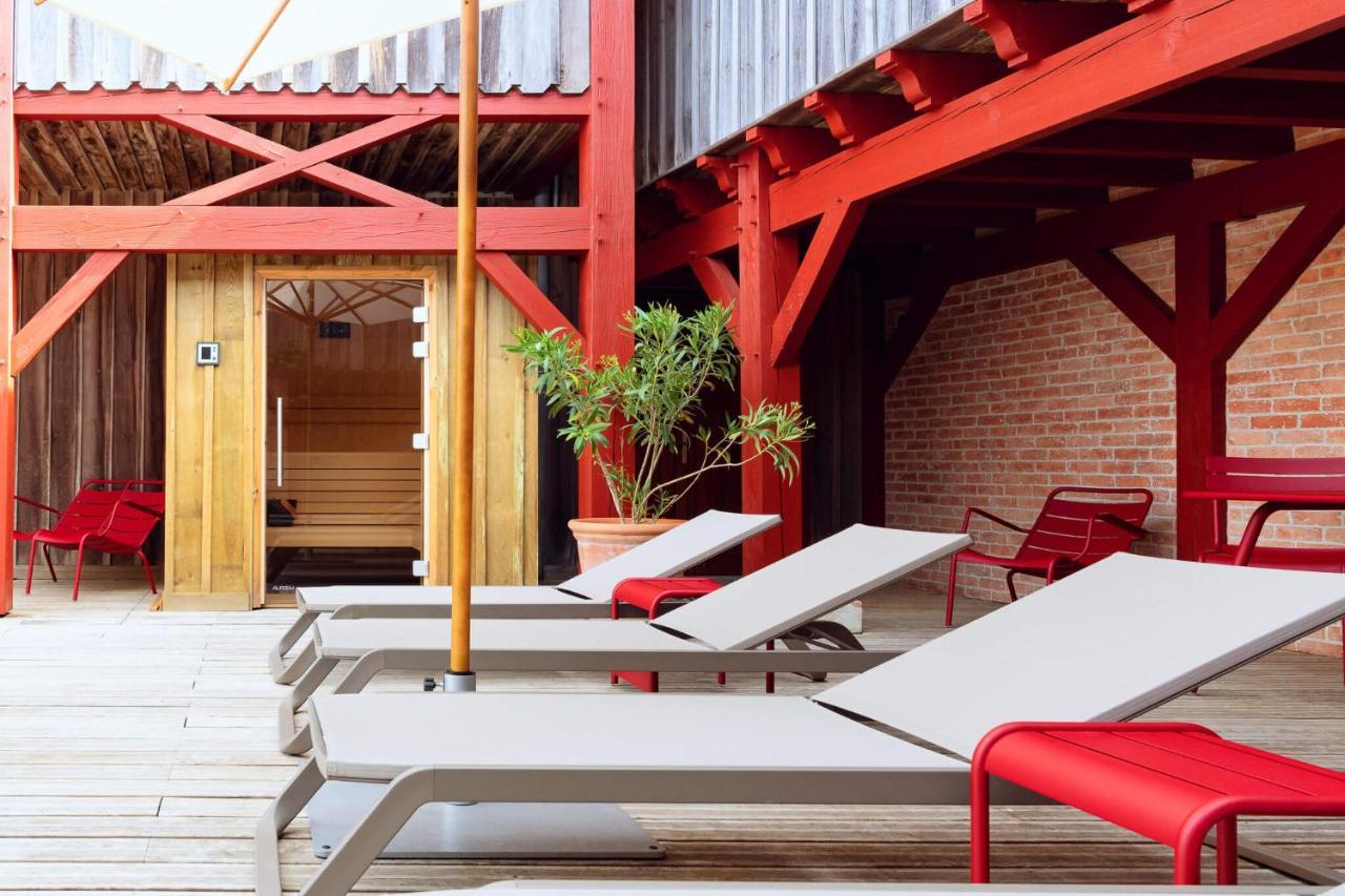 Hotel De La Plage Contis-les-Bains Eksteriør billede